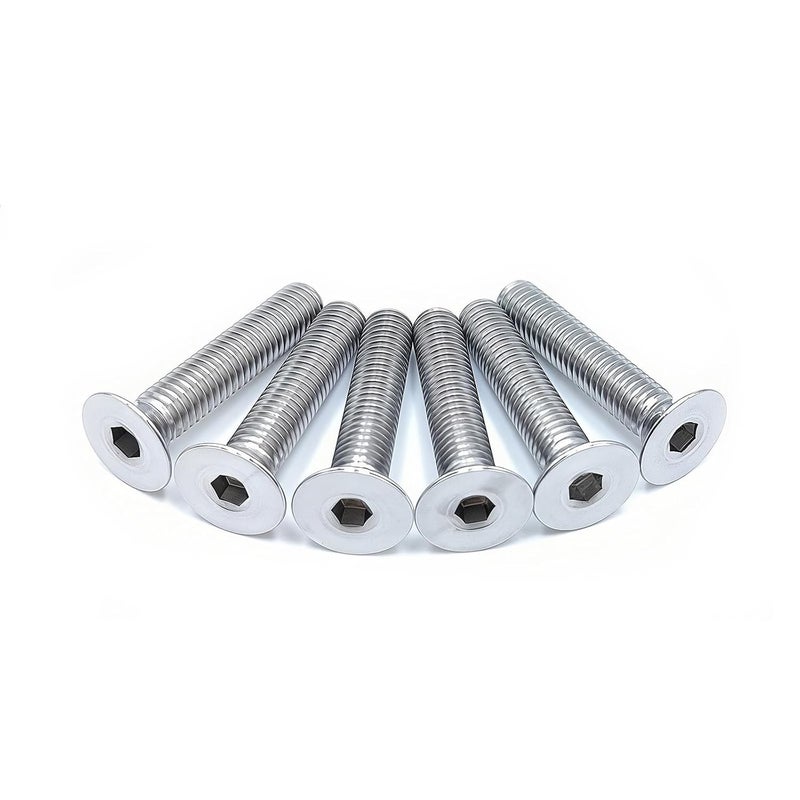 MAYEHAY 24 Pairs of Long M5 Neoprene Well Nuts M5 x 25mm Stainless Steel Hex Socket Bolts Well Nuts Kit for Kayak Motorcycle Windscreen Accessories,Neoprene nut Contains Brass Nuts Copper nut - Image 5